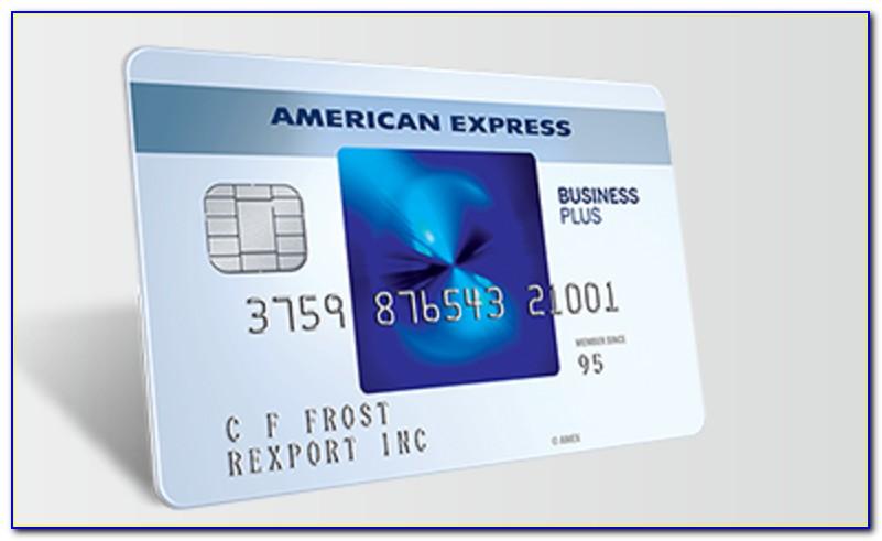 Blue Business Card American Express