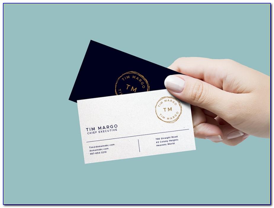 Business Card Mockup Psd Free Download