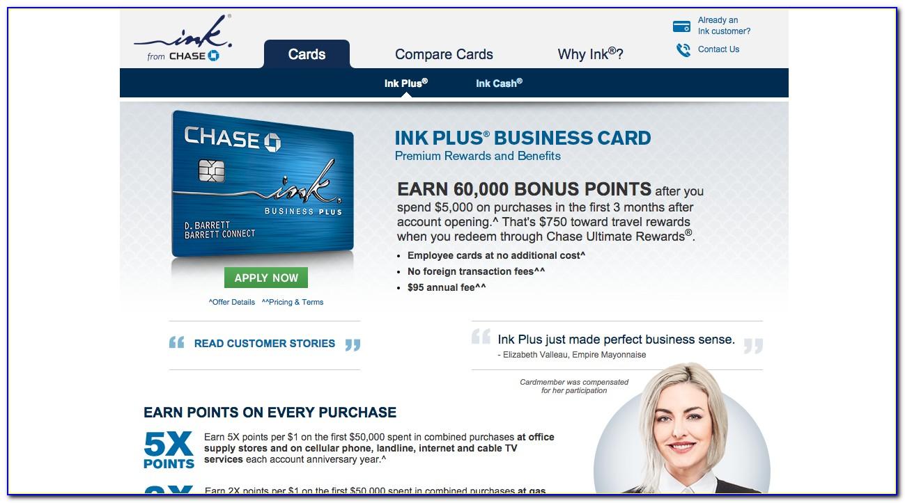 Chase Ink Business Plus Credit Card Foreign Transaction Fee