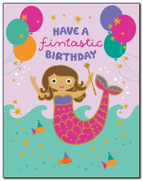 Disney Princess Birthday Card Templates