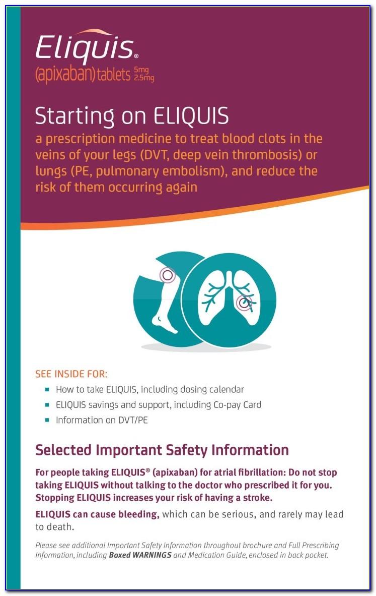 Eliquis Coupon Card 30 Day Free Trial