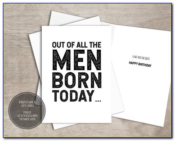 Free Printable Birthday Cards For Him Fishing