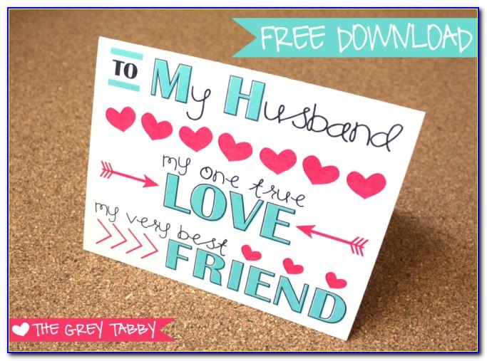 Free Printable Happy Anniversary Cards For Husband