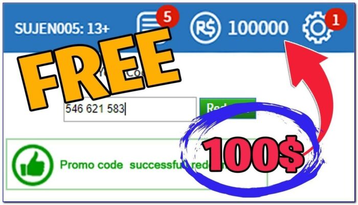Free Robux Redeem Card Codes 2019