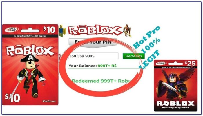 Free Robux Redeem Card Codes 2020