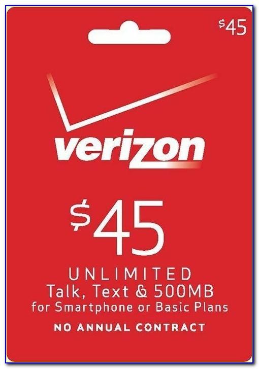 Free Verizon Wireless Refill Card