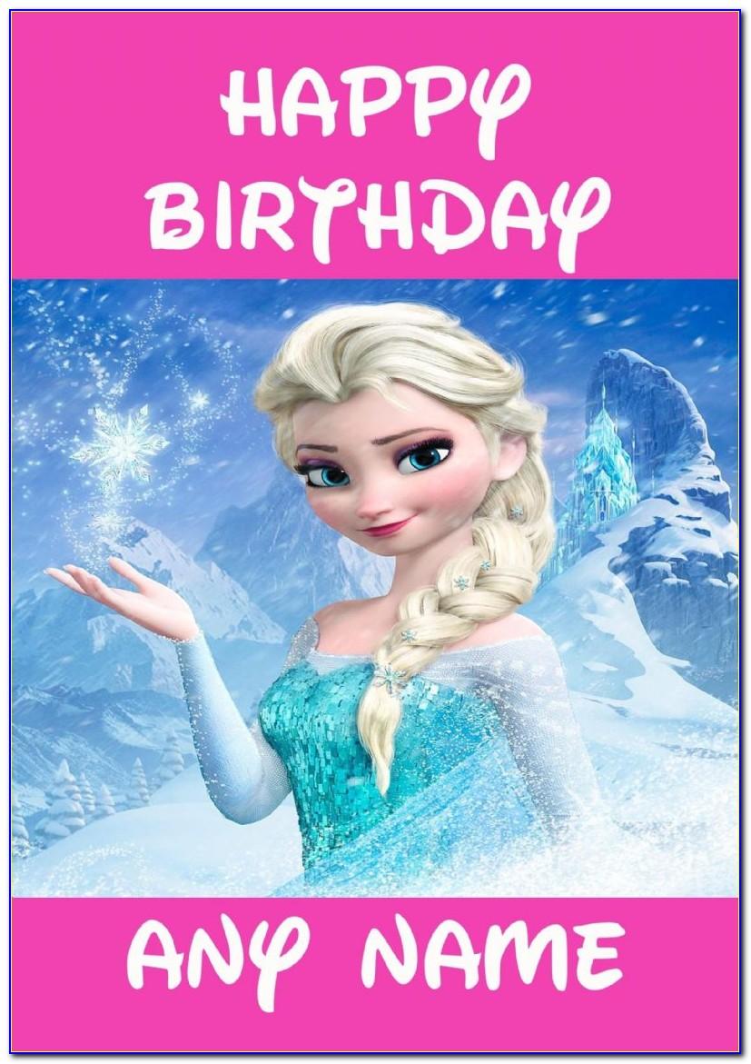 Frozen Birthday Invitation Printable