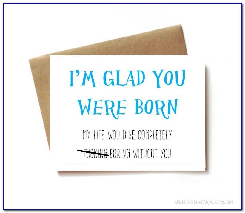 Funny Brother Birthday Cards Printable