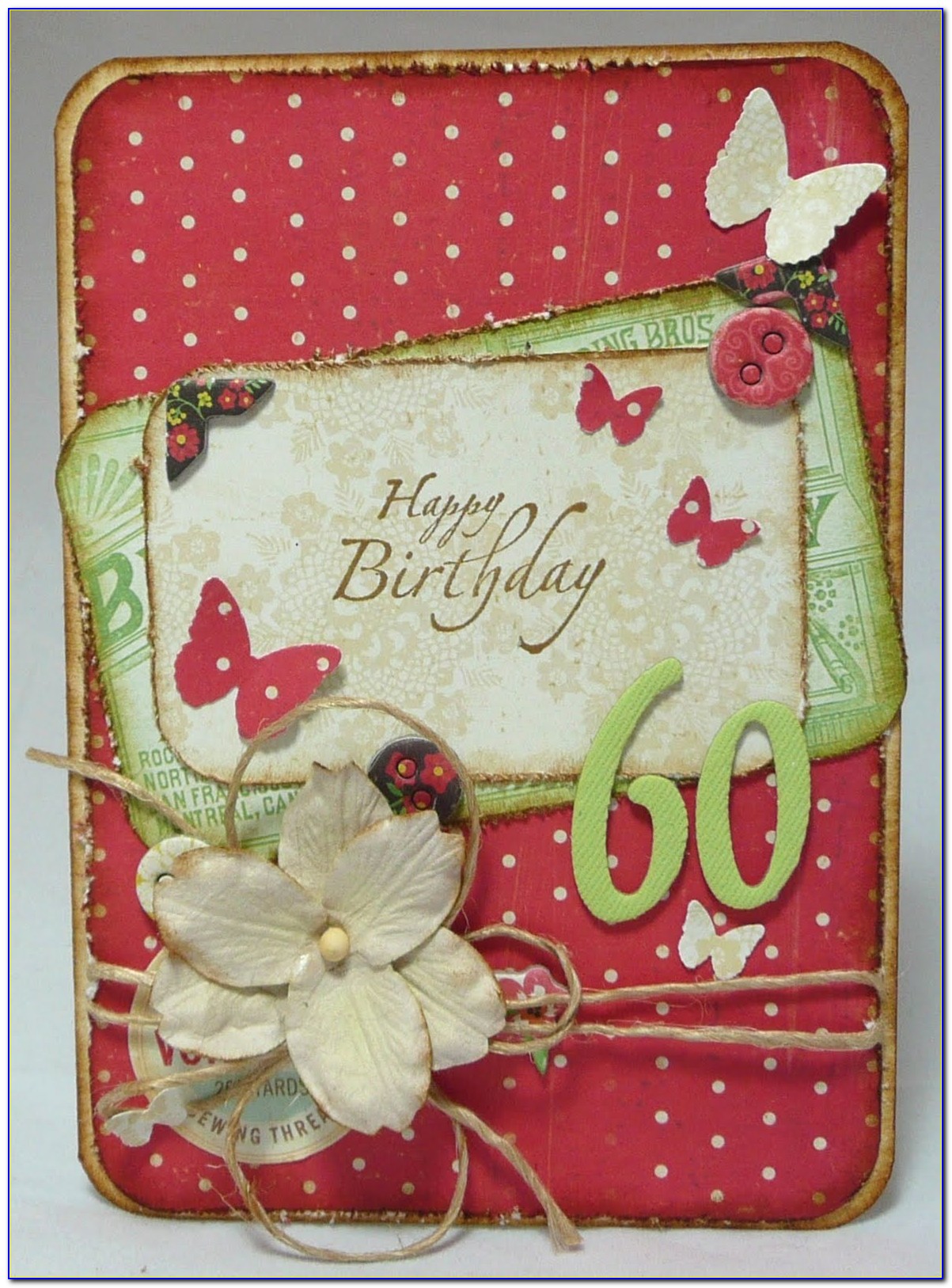 Handmade 60th Birthday Cards For Husband