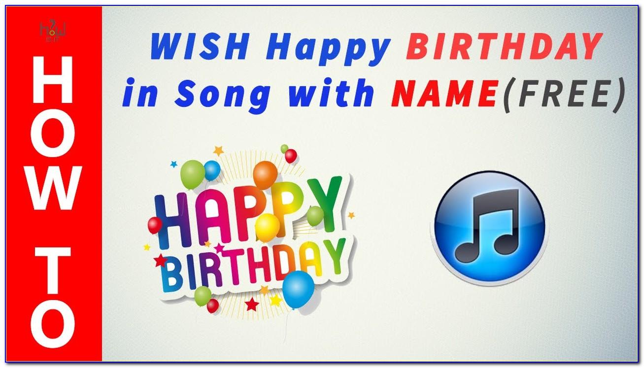 Happy Birthday Song Cards Free