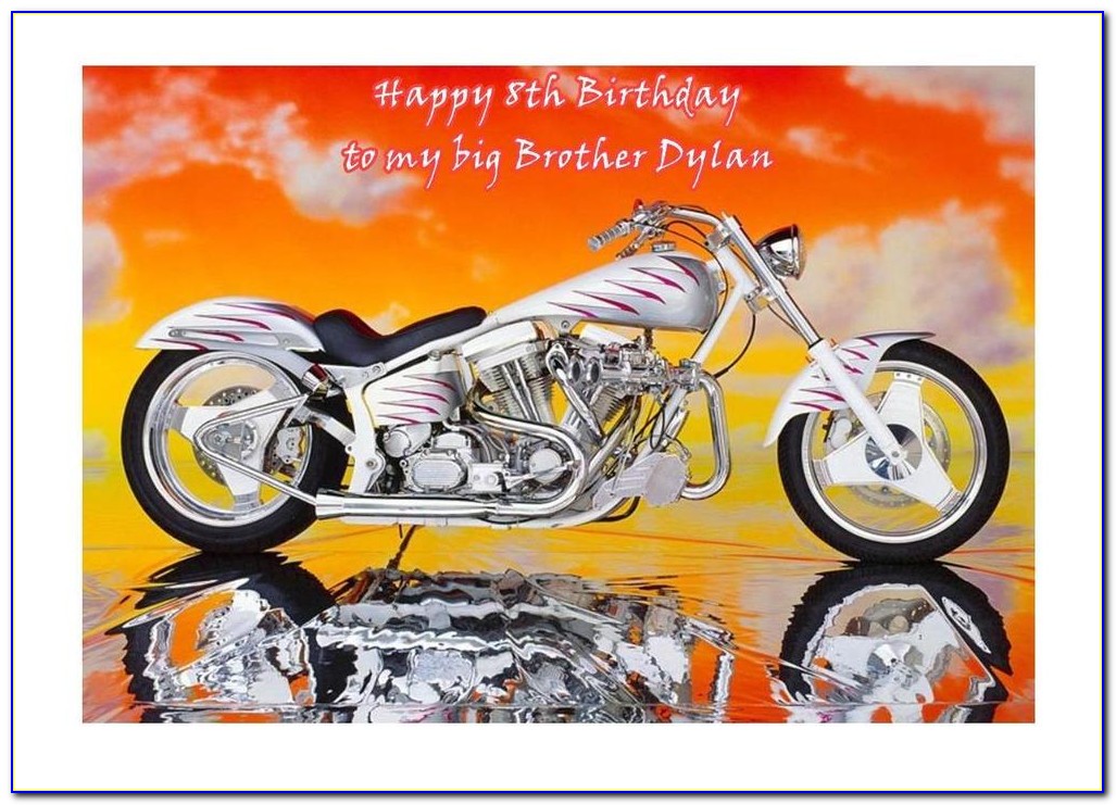 Harley Davidson Birthday Cards Printable