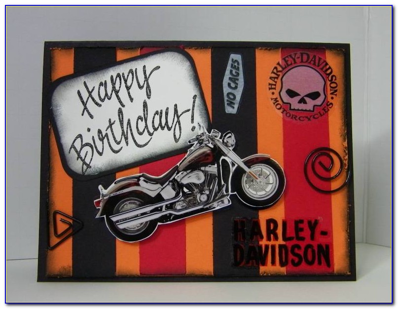 Harley Davidson Birthday Ecard