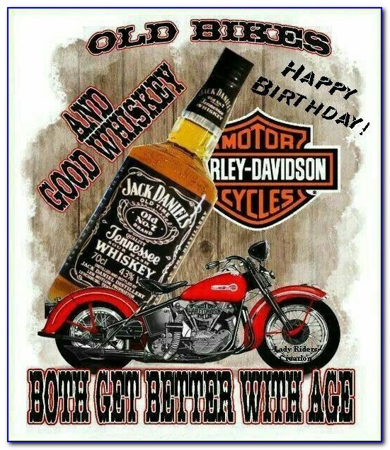 Harley Davidson Happy Birthday Cards
