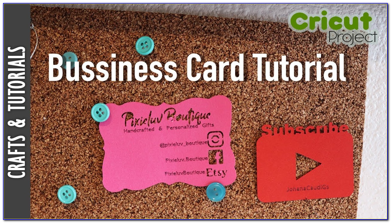 How To Make Business Cards On Cricut Explore Air 2