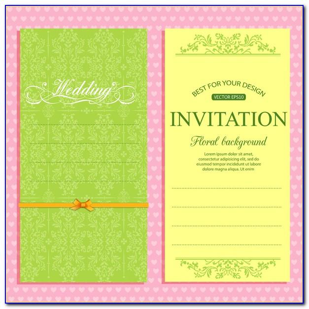 Invitation Card Templates Free