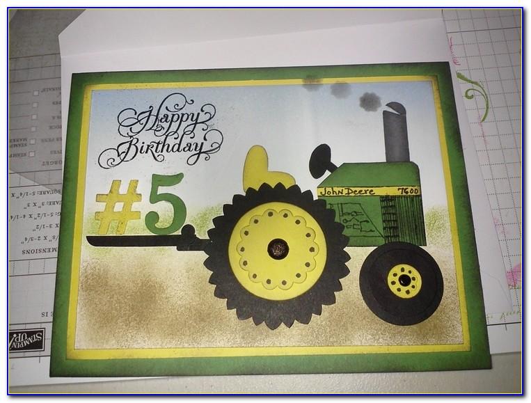 John Deere Happy Birthday Card