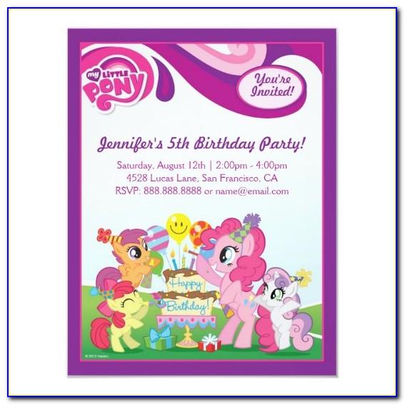 My Little Pony Birthday Cards