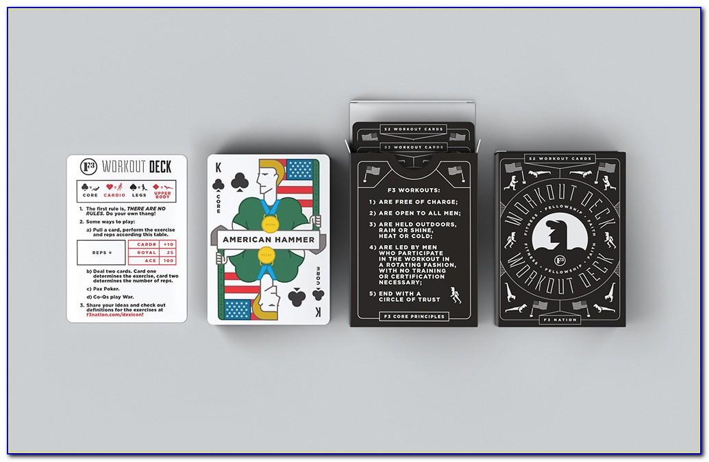 Playing Cards Mockup Free Psd