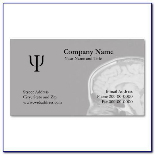 Reflexology Business Cards Design