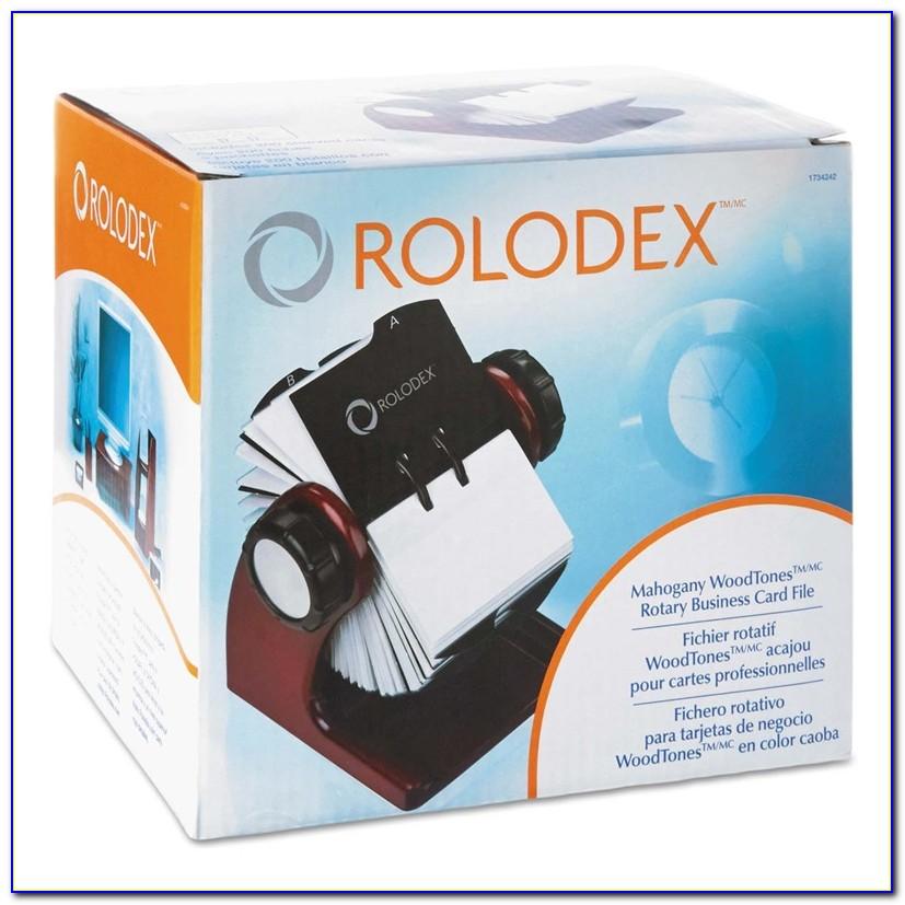 Rolodex Open Rotary Business Card File