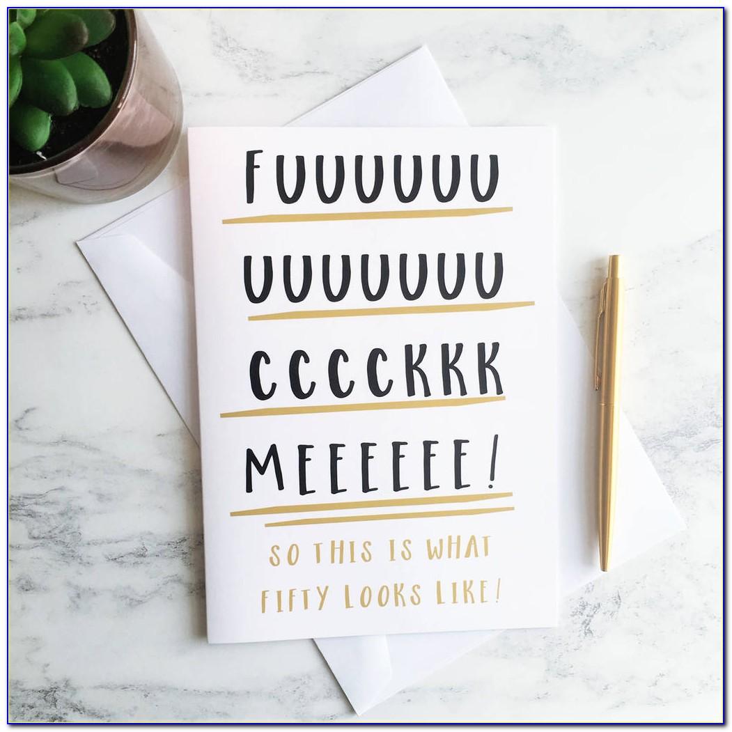 Rude Birthday Cards For Husband