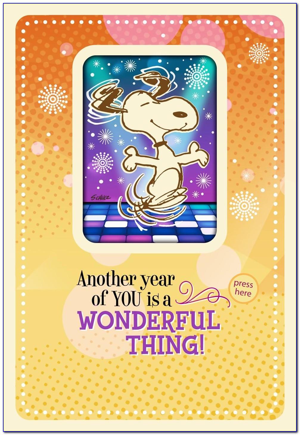 Snoopy Birthday Cards For Facebook