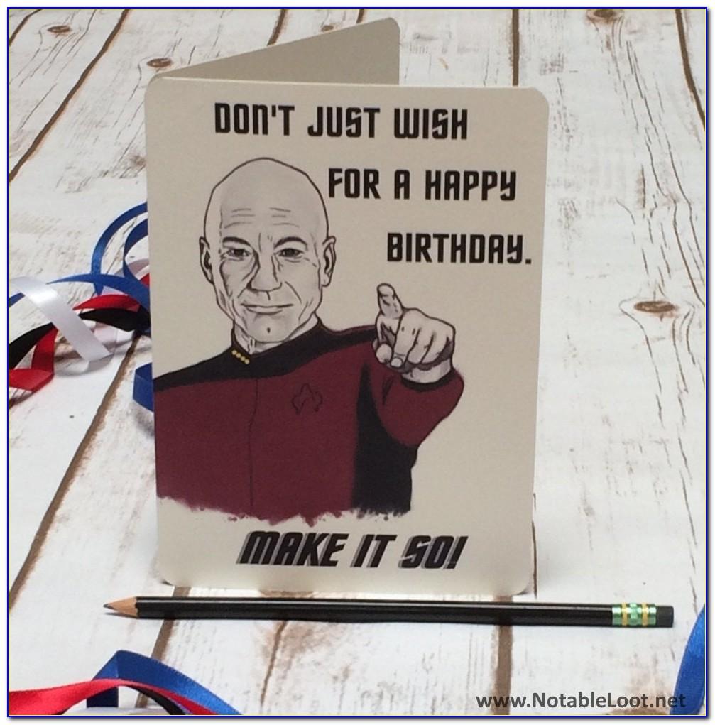 Star Trek Personalised Birthday Cards