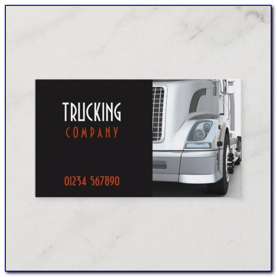 Trucking Business Cards Designs