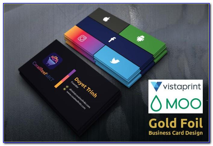 Vistaprint Vertical Business Cards