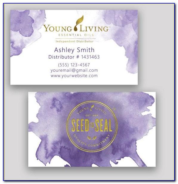 Young Living Business Cards Zazzle