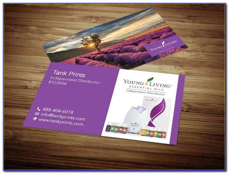 Young Living Distributor Business Cards