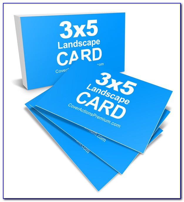 5x3 Index Card Template