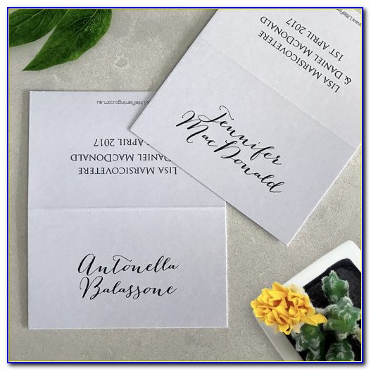 Affordable Wedding Place Cards