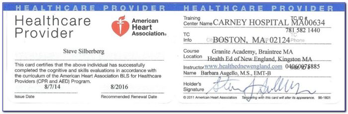 Aha Bls Certification For Healthcare Providers