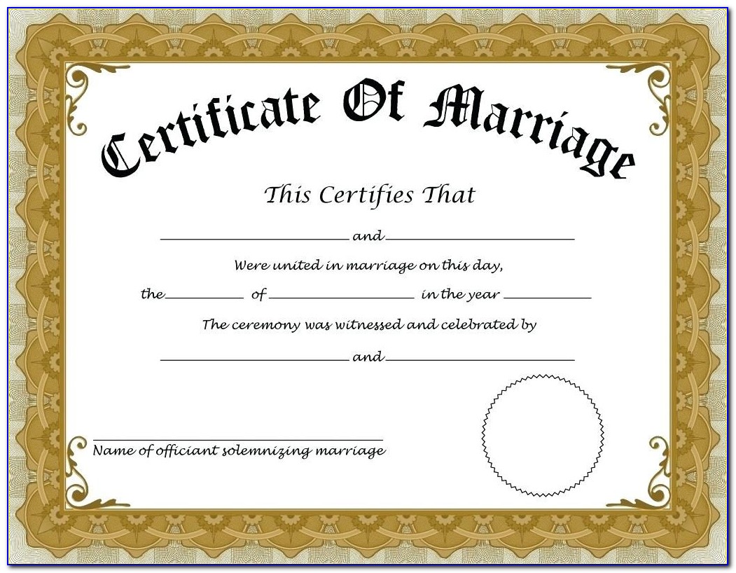 Apply For Marriage Certificate Online