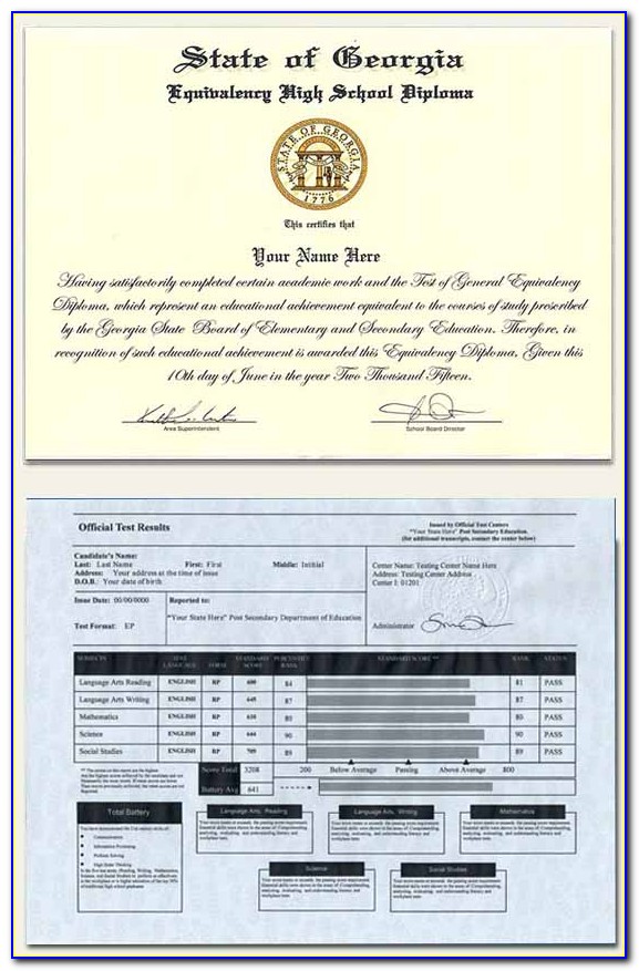 Best Fake Ged Certificate