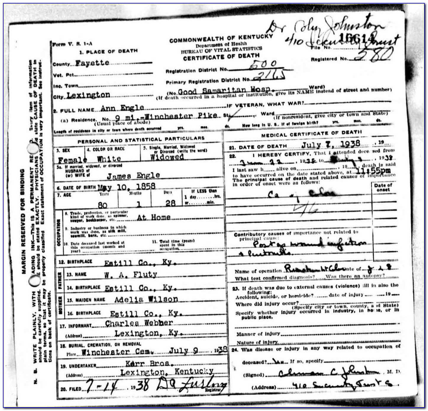 Birth Certificate Frankfort Kentucky