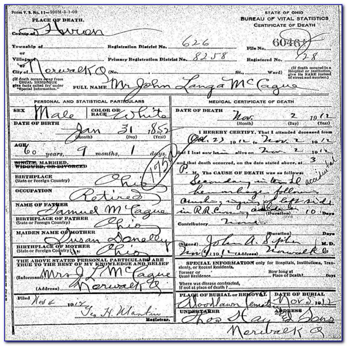 Birth Certificate Norwalk Connecticut