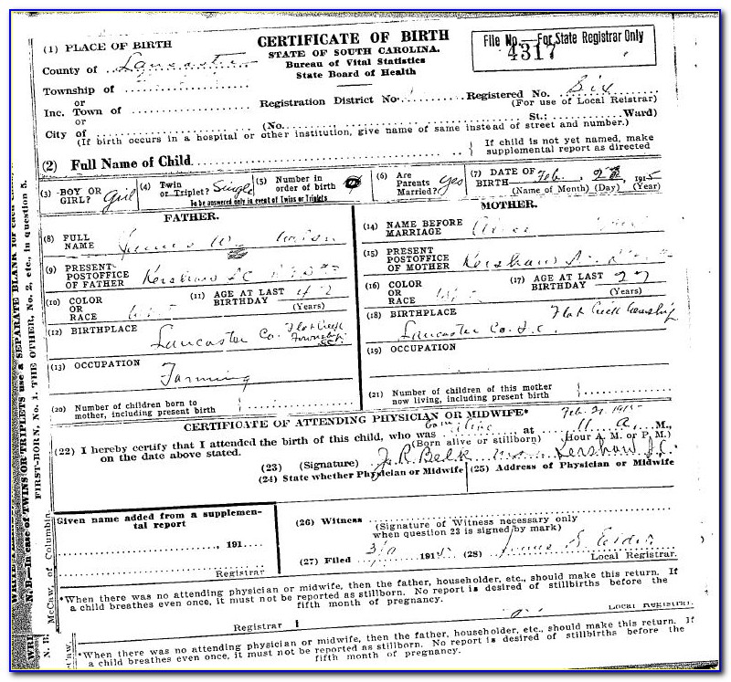 Birth Certificate Replacement Raleigh Nc