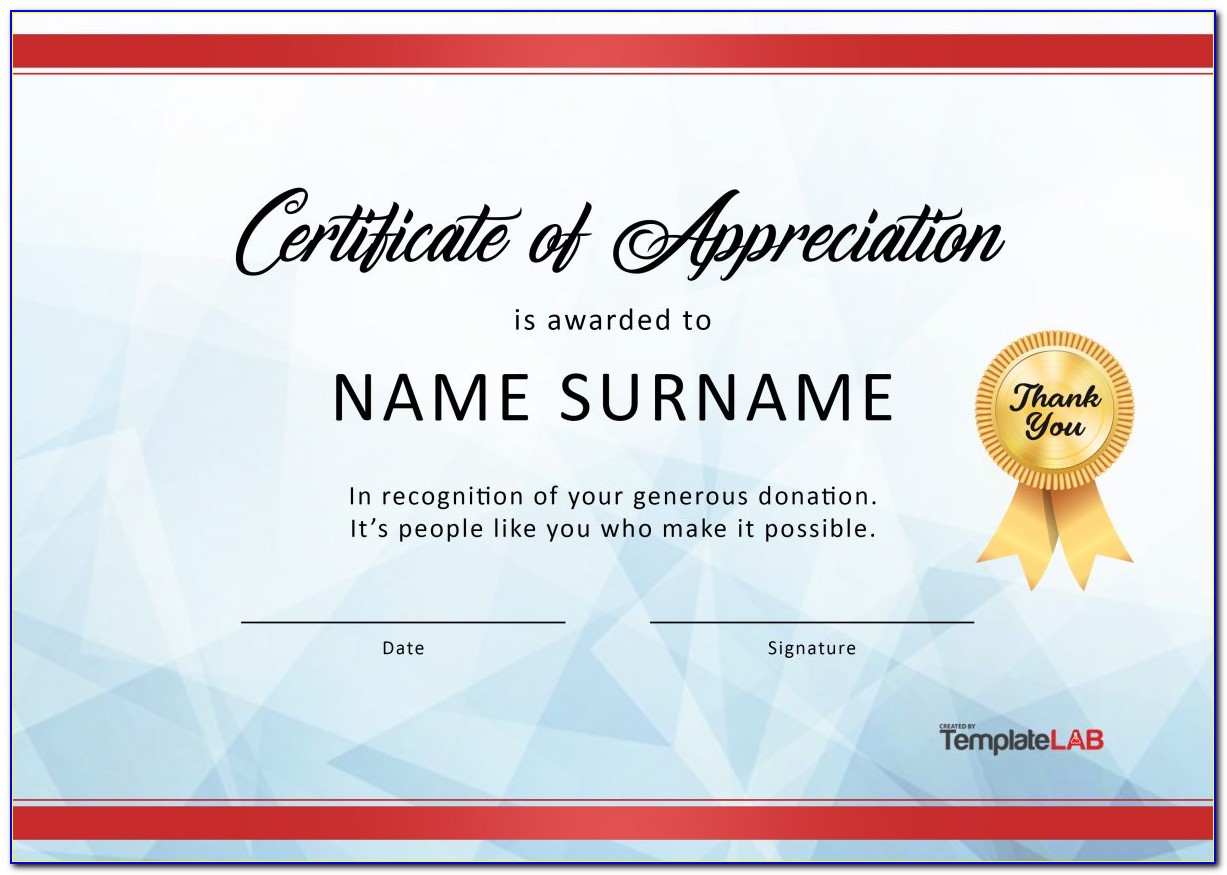 Certificate Of Appreciation Wording For Employees