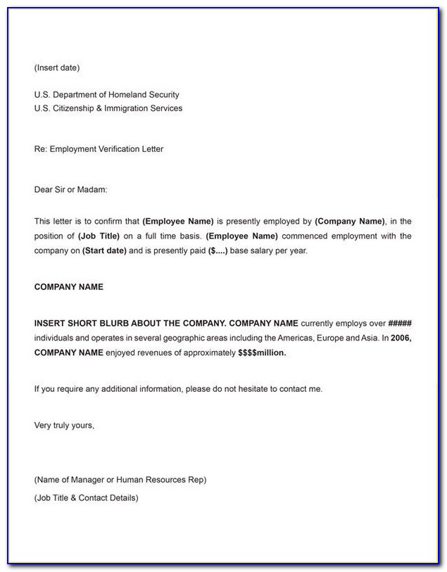 Certificate Of Employment Sample Request Letter