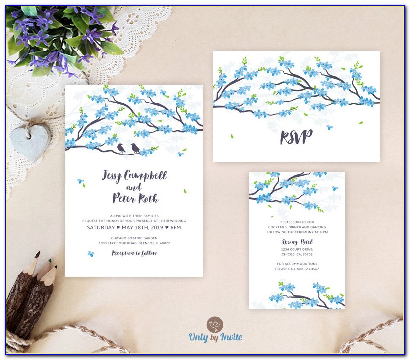 Cheap Wedding Invitations With Rsvp Cards Included