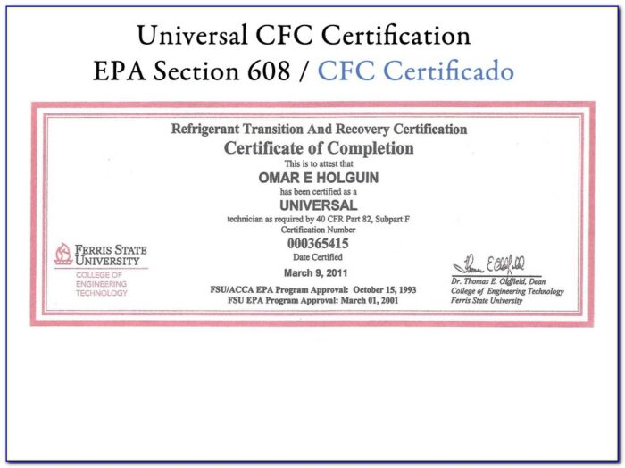 Epa 608 Certification Study Guide