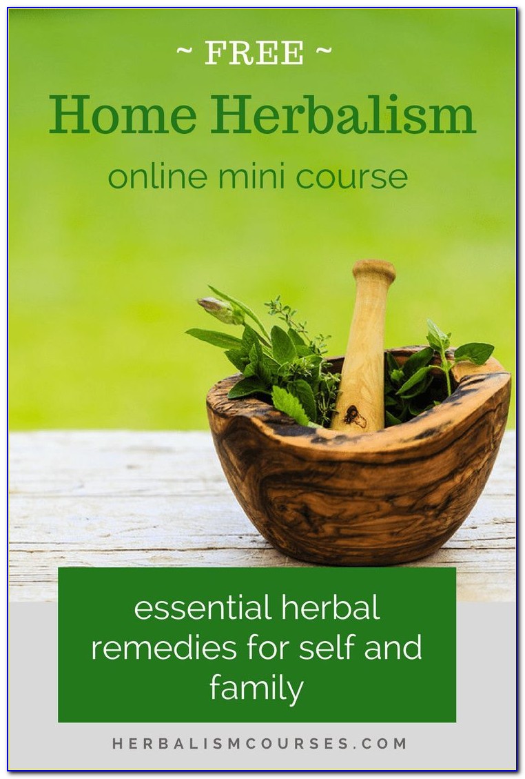 Herbalist Certification Online Free
