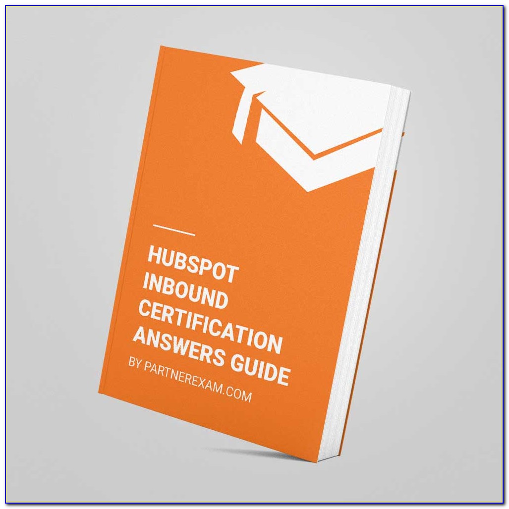Hubspot Inbound Certification Exam