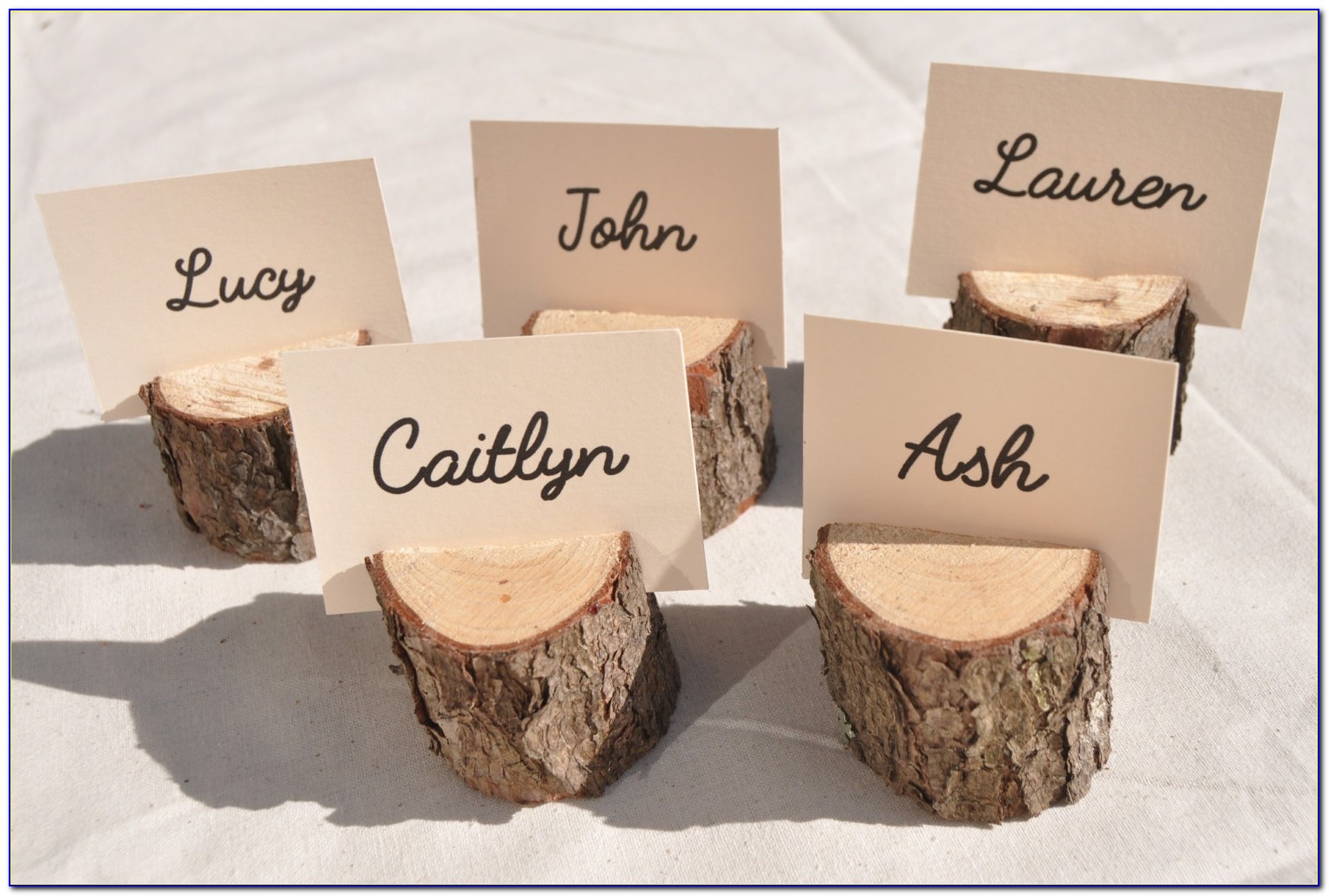 Inexpensive Wedding Place Card Ideas