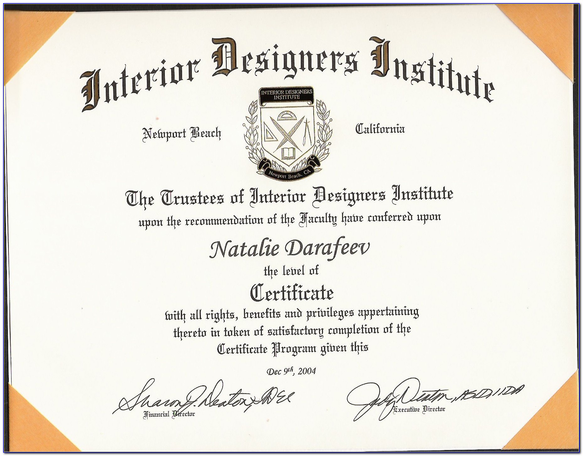 Interior Decorator Certification Florida