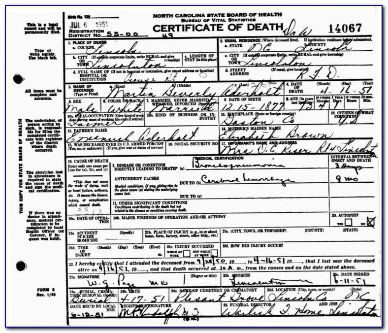 Mecklenburg County Birth Certificate Office