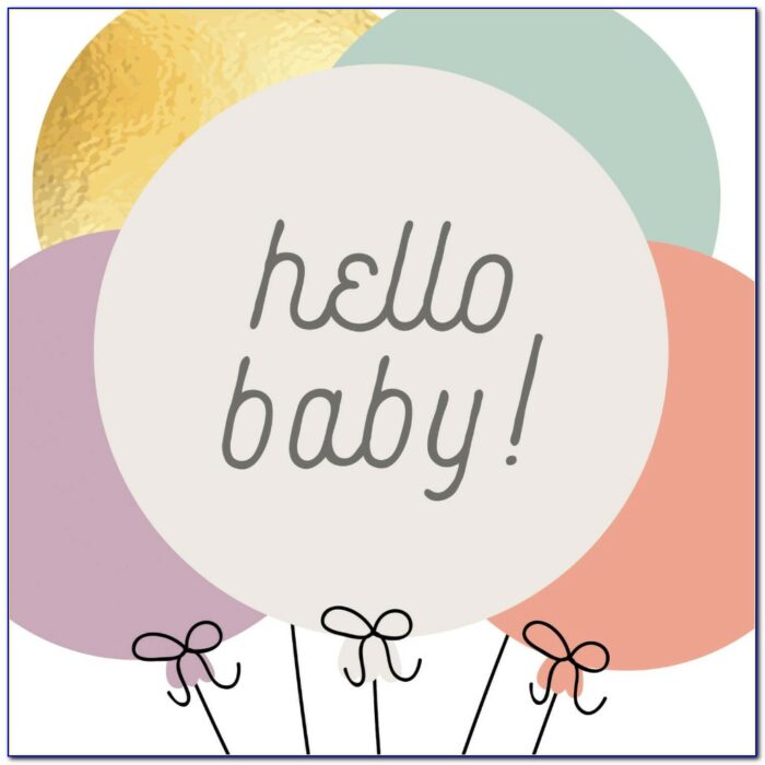 New Baby Card Template Free