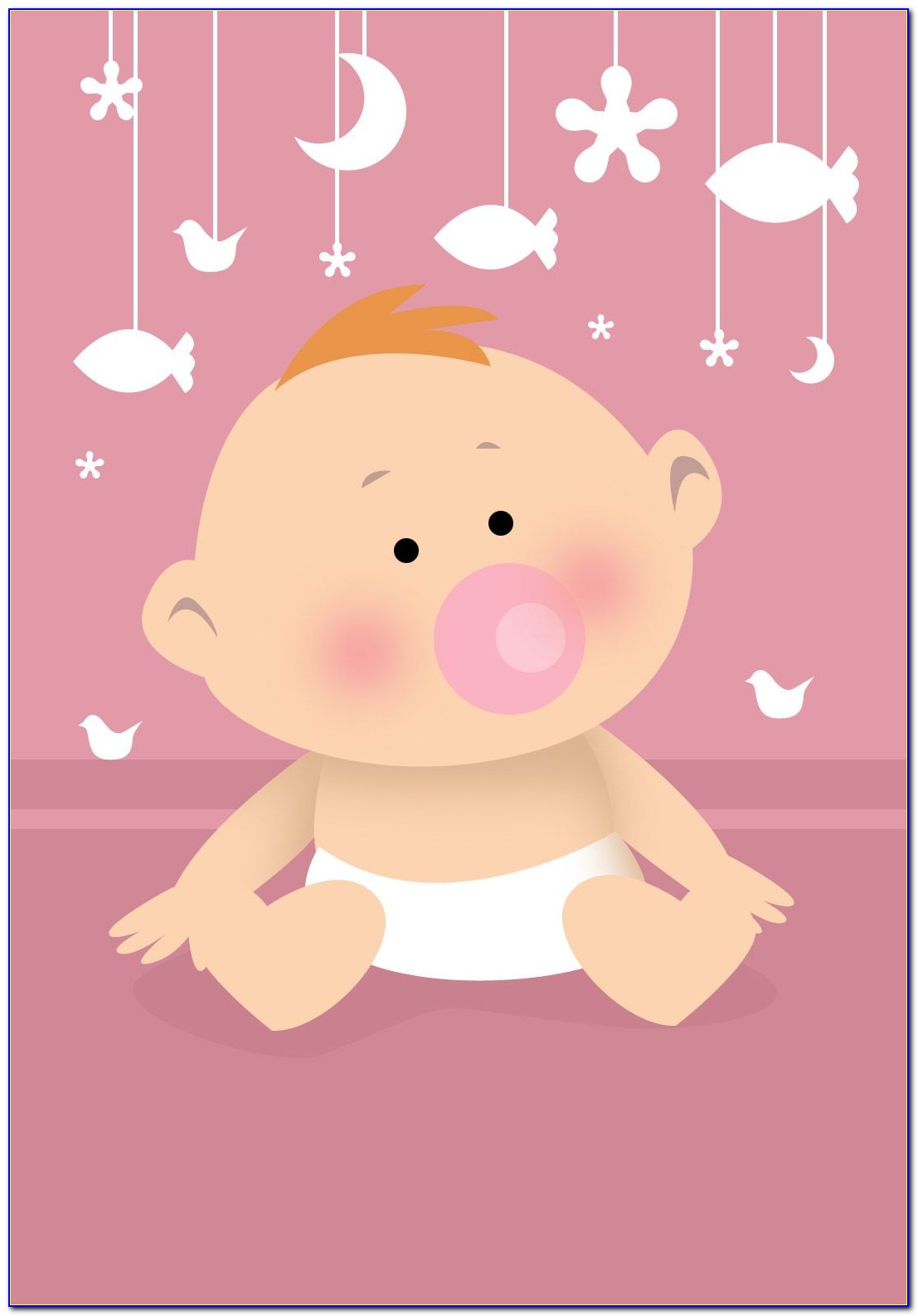 New Baby Congratulations Card Template
